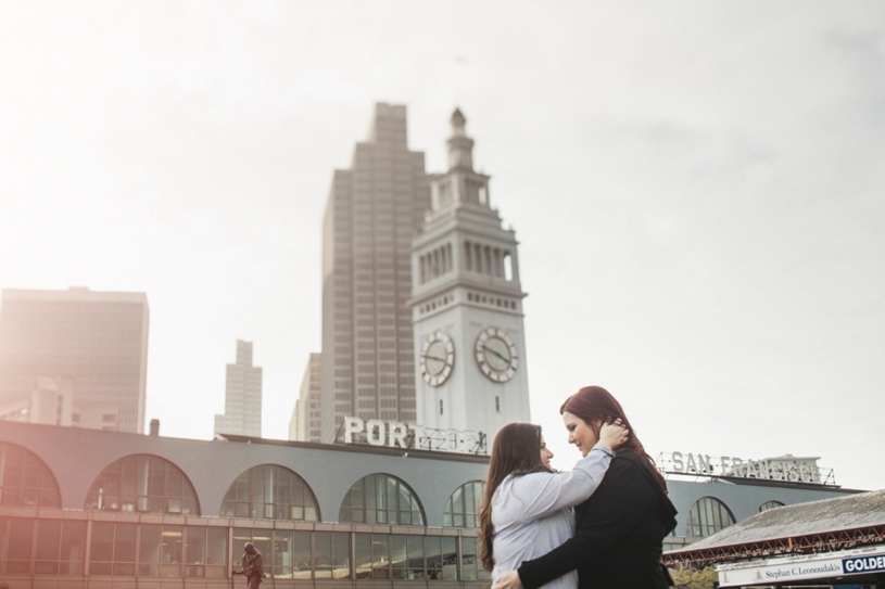 Lesbian engagement in San Francisco by Heather Elizabeth Photography