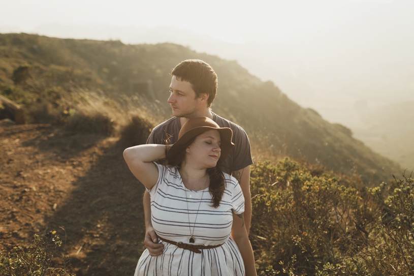 Couples photography at the Marin Headlands by Heather Elizabeth Photography