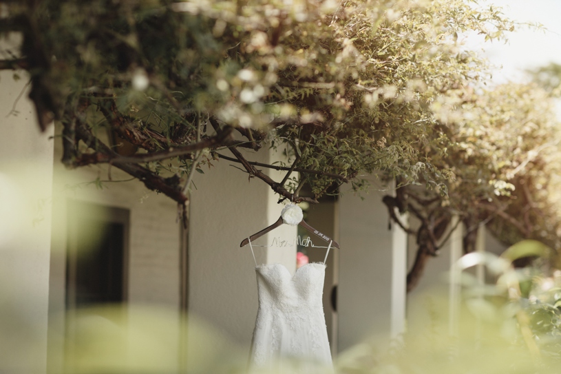 Custom wedding gown at the Adobo Lodge in Santa Clara by Heather Elizabeth Photography