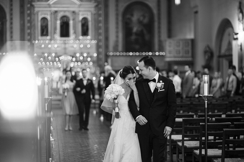 emotional wedding ceremony at Mission Santa Clara by Heather Elizabeth Photography