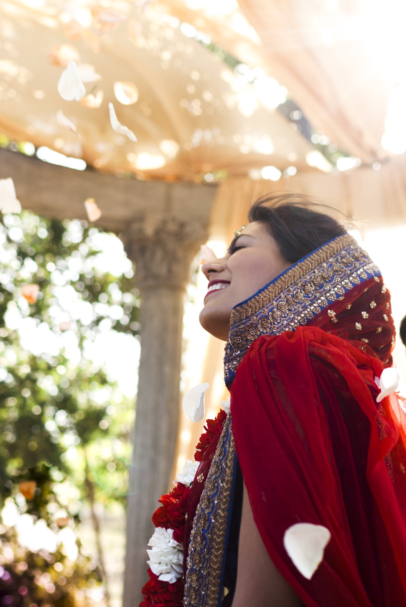 Emotional wedding photography from a traditional Indian Hindu wedding at the Meritage Resort in Napa California by Heather Elizabeth Photography