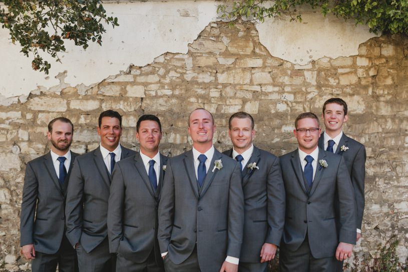 navy blue and grey grooms colors by heather elizabeth photography