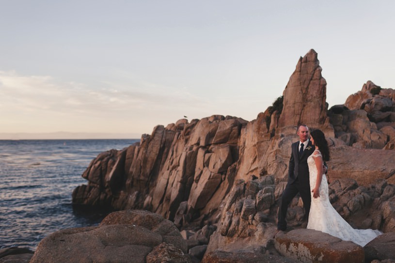 Wedding pictures at Lover's Point by Heather Elizabeth
