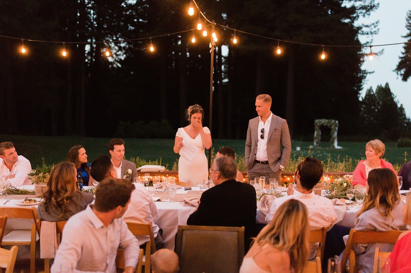 NIGHTTIME RECEPTION AT THE MOUNTAIN TERRACE IN WOODSIDE CALIFORNIA BY HEATHER ELIZABETH