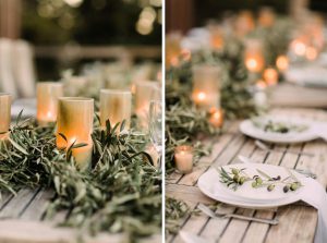 olive branch anthropologie inspired rustic wedding table