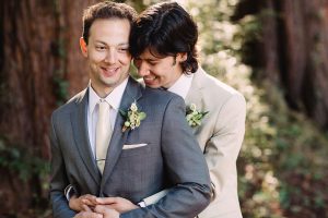 same sex gay wedding at the mountain terrace in woodside california