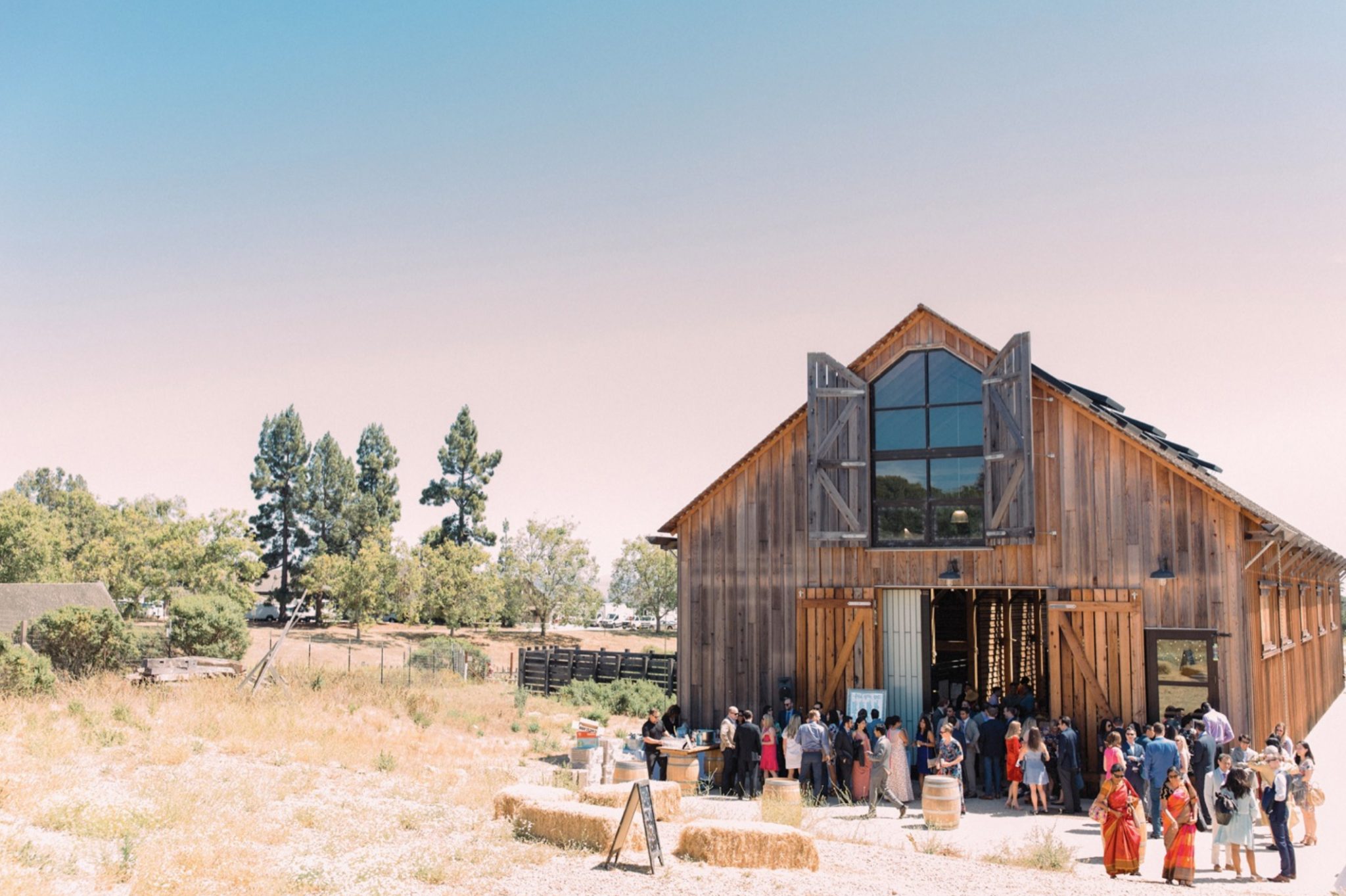 Cowell Ranch Hay Barn multicultural wedding in Santa Cruz Malia and